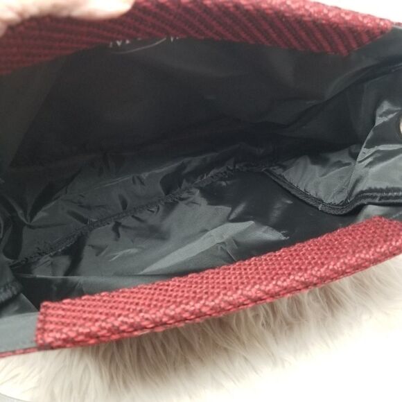 BURGANDY MICHE TOTE/SHOULDER BAG. - Picture 8 of 13